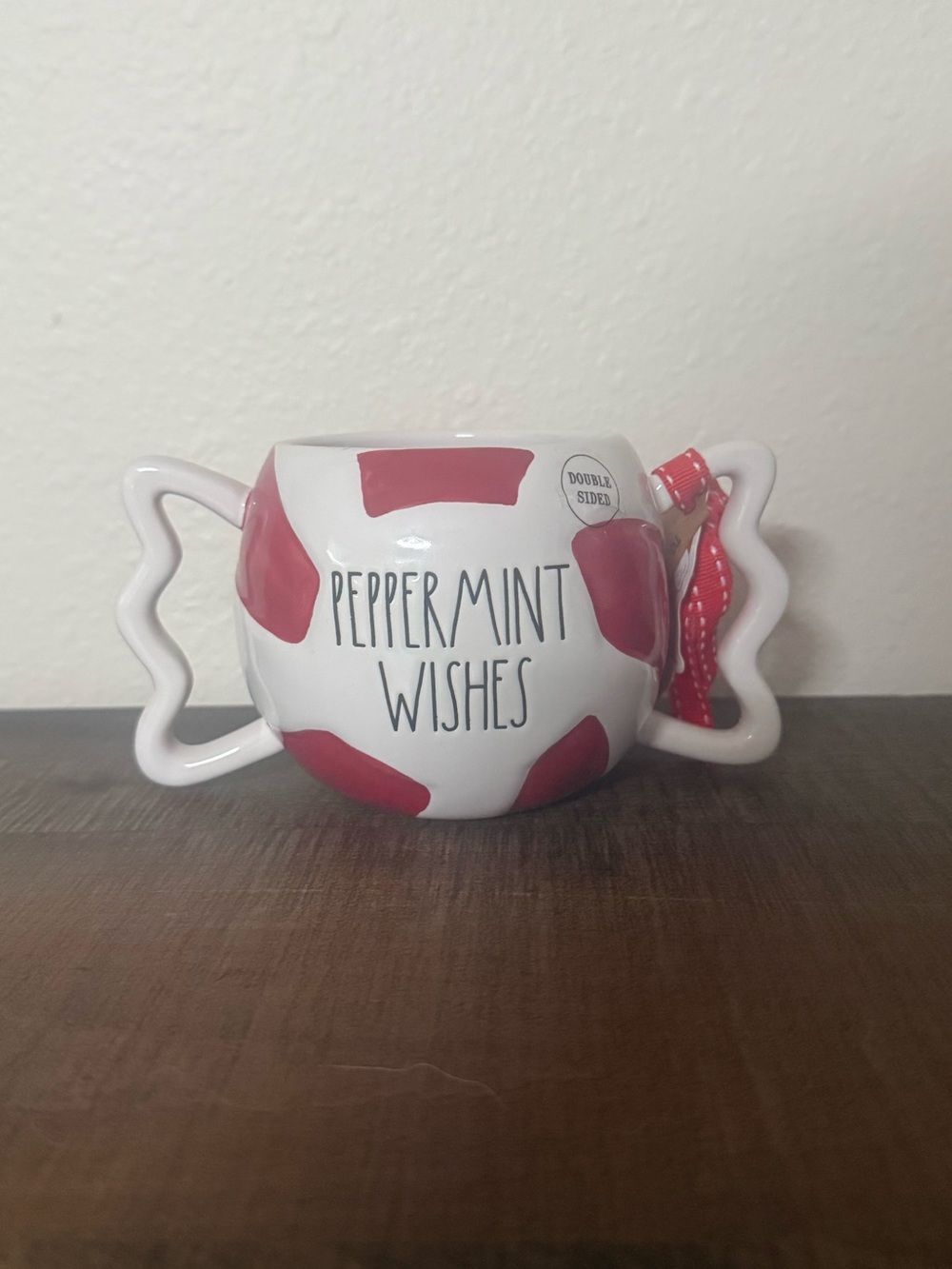 Rae Dunn ‘Peppermint Wishes’ Mug